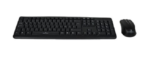 Kit teclado y mouse (PC-201076) Alambrico USB - Kit teclado y mouse (PC-201076) Alambrico USB PERFECT CHOICE PC-201076 - Estándar, Negro, 1000 DPI