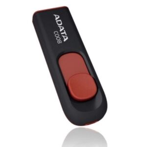 Memoria USB - Memoria USB ADATA C008 - Negro, 16 GB, USB 2.0