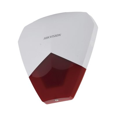 Sirena Estrobo Cableada Hikvision / Ideal para cualquier Panel de Alarma / Roja / 105 dB / Protección IP54 - Image 3