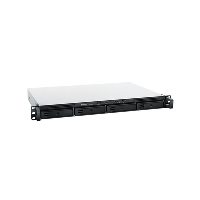Servidor NAS para Rack (1 U) de 4 Bahías / Hasta 72 TB / Servicio Nube Gratis (P2P) / Administración Remota y Respaldo Programado