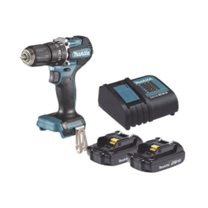 Rotomartillo/Taladro Inalámbrico SIN CARBONES, Broquero de 1/2", 1,700 RPM, 18VâŽ“, Torque: 42 N.m C/2 Bat. (1.5Ah) y Cargador.