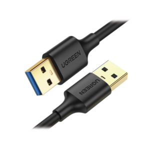 Cable USB-A 3.0 a  USB-A 3.0 / 1 Metro / Macho a Macho / Conector Niquelado / Núcleo de Cobre Estañado / Blindaje Múltiple / Velocidad 5Gbps / No Requiere Controlador / Compatible con USB2.0 Y USB 1.1