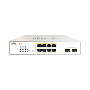 Switch Administrable PoE  / 8 puertos PoE af/at Gigabit /  2 x SFP Gigabit / Administración Cloud Gratuita / Presupuesto 120 W