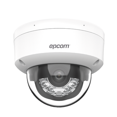 Domo IP 4 Megapixel / Lente 2.8 mm / Dual Light (30 mts IR + 30 mts Luz Blanca) / Micrófono Integrado / Antivandálico IK08 / ACUSENSE Lite / Exterior IP67 / H.265 / PoE / ONVIF / Micro SD - Image 5