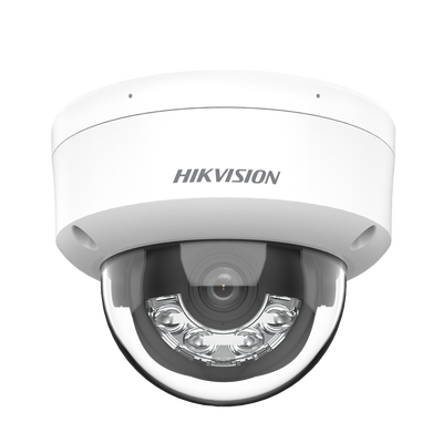 Domo IP 4 Megapixel / Lente 2.8 mm / Dual Light (30 mts IR + 30 mts Luz Blanca) / Micrófono Integrado / Antivandálico IK08 / ACUSENSE Lite / Exterior IP67 / H.265 / PoE / ONVIF / Micro SD - Image 3