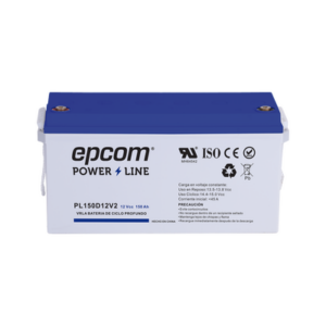 Batería 12 Vcc / 150 Ah / UL / Tecnología AGM-VRLA / CICLO PROFUNDO / Uso en aplicación fotovoltaica / terminales T5