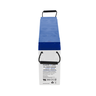 Batería Ciclo Profundo 12V, Terminales Laterales , 100 Ah / AGM-VRLA / Uso en Aplicación Fotovoltaica /Terminales Tipo Tornillo T4 - Image 2