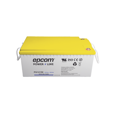 Batería de GEL PURO OPzV / 12 V @ 150 Ah / Ciclo profundo / Uso en Aplicaciones Fotovoltaicas y de Respaldo