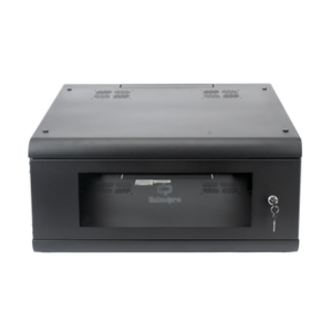 Gabinete de Pared con Puerta de Cristal Templado, 635mm de Profundidad, 4U Rack de 19'', Acero Reforzado