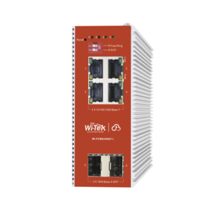 Switch L2+ PoE Industrial / Administración Cloud-Web-CLI / 4 Puertos PoE af/at 100/1000 Mbps / 2 Puertos SFP Gigabit / Presupuesto PoE 120 W / Protocolo ERSP (redundancia enlaces)