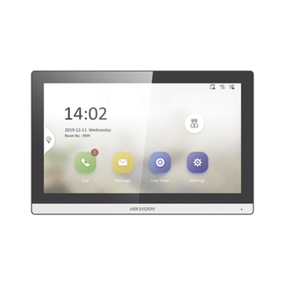 Monitor IP WiFi Touch Screen 7" para Videoportero Hibrido / Vídeo en Vivo / Apertura Remota / Llamada Entre Monitores / Audio bidireccional / Borde slim