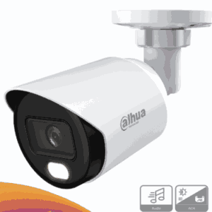 DAHUA DH-HAC-HFW1239TN-A-LED-0360B-S3 - Cámara Bullet Full Color de 2 Megapixeles 1080p, micrófono integrado, lente de 3.6mm, WDR 130dB, LEDs para 20m, protección IP67 y tecnología Starlight.