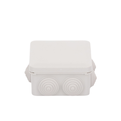 Caja Derivación-Conexión de Plástico (89 X 89 X 50 mm) con 7 Glándulas de Goma. Para Instalaciones Comerciales, Residenciales e Industriales. Cerrado a Presión. - Image 2