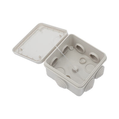 Caja Derivación-Conexión de Plástico (89 X 89 X 50 mm) con 7 Glándulas de Goma. Para Instalaciones Comerciales, Residenciales e Industriales. Cerrado a Presión. - Image 6