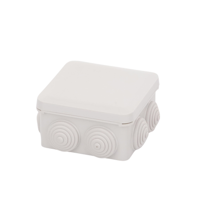 Caja Derivación-Conexión de Plástico (89 X 89 X 50 mm) con 7 Glándulas de Goma. Para Instalaciones Comerciales, Residenciales e Industriales. Cerrado a Presión. - Image 4