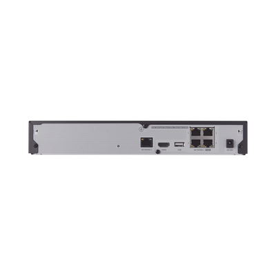 NVR 4 canales grabacion hasta 8MP / H.265, H.264 / P2P Wisenet / 4 puertos PoE Plug and play / soporta 1 disco duro (no incluido). - Image 4