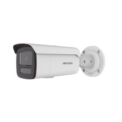 [Dual Light + 2 Micrófonos Integrados] Bala IP 4  Megapixel / Lente 4 mm / 80 mts IR + 80 mts Luz Blanca / ACUSENSE / Exterior IP67 / IK10 / WDR 120 dB / PoE / Micro SD / ONVIF / ACUSEARCH