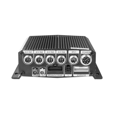 DVR Móvil / Multiplataforma / 4 Canales AHD + 2 canales IP/ Almacenamiento en Memoria Micro SD / H.265 / Chip IA Embebido / Soporta 4G / GPS - Image 2