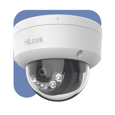 HiLook Series / Domo IP de 4 Megapixel / Lente 2.8 mm / 30 mts IR / Micrófono Integrado / Exterior IP67 / PoE / WDR 120 / H.265+ / ONVIF - Image 2