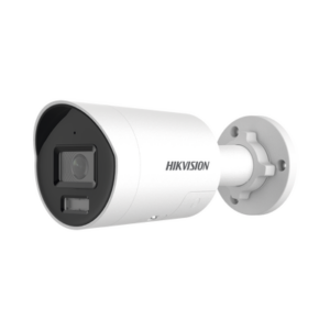 [Dual Light + ColorVu 3.0 + HikAI] Bala IP 8 Megapixel / Lente 2.8 mm / 40 mts IR + Luz Blanca / 2 Microfonos Integrados / Exterior IP67 / Estrobo Azul y Rojo /  WDR 130 dB / ACUSENSE 3.0 / Metal / NEMA 4X / ACUSEARCH