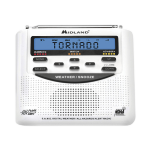 Radio receptor del Sistema de Alerta Sísmica Mexicano y meteorológico NOAA, vía radio en VHF y mediante códigos EAS-SAME