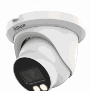 DAHUA DH-IPC-HDW5449TM-SE-LED-0280B - Cámara IP Domo FullColor 4MP, lente de 2.8mm (135°), H.265, Acupick, Wiz Mind, alcance de 30m, micrófono integrado, detección facial, protección perimetral, conteo de personas, ranura Micro SD, ePoE, IP67, SMD 3.0.