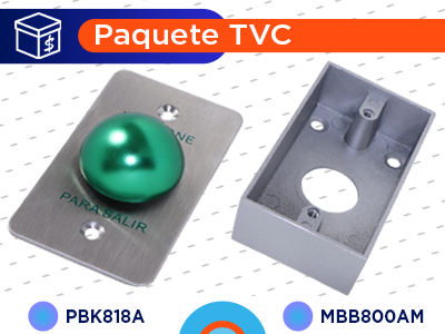 YLI PBK818A800AM - Paquete con Botón de Salida Tipo Hongo y Caja de Montaje Metálicos para Instalación Segura - Image 5