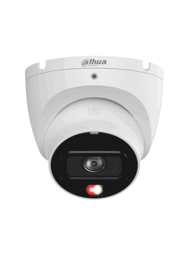 DAHUA DH-IPC-HDW1839TP-A-IL-0280B-S6 - Cámara IP Domo de 8MP con resolución 4K, lente de 2.8 mm y ángulo de visión de 105°. Equipado con iluminador dual, micrófono integrado, IR de 30m, DWDR, H.265, PoE. protección IP67. - Image 2