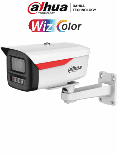 DAHUA DH-IPC-HFW2449M-S-B-PRO - Cámara IP Bullet de 4MP / WizColor /WizSense/ equipada con IA/ SMD Plus/ Lente de 3.6 mm/ micrófono integrado/ Protección perimetral/ Ranura MicroSD, WDR real de 120 dB y PoE. Certificación IP67/ #LoNuevo #WIZD