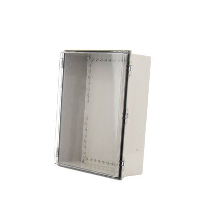 Gabinete Plástico ABS, Puerta Transparente, Uso en Intemperie (350 x 460 x 160 mm) Cierre por Broches Inoxidables y Permite Cerrado con Candado y Llave (Perno 5mm) No Incluido - Image 4