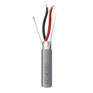 Bobina de 305 Metros / Cable 2 x 18 AWG / Color Gris / Blindado / Riser / Aplicaciones de Audio Control de Acceso y Automatización