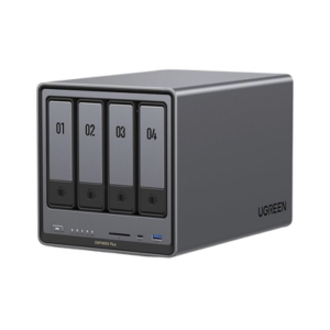 NASync DXP4800 Plus | SO UGOS Pro |  Pentium Gold 8505 Intel® Core™ i5 | 4-Bahias (SATA) hasta 96TB | 2* M.2 SSD hasta 16TB | 8GB DDR5 (Exp. a 64GB) | 2 Ethernet | HDMI 4K | 2* USB2.0 | 1*USB 3.2Gen1 | 1* USB 3.2Gen2 | 1*USB-C 3.2Gen2 | SD 3.0