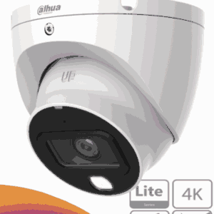 DAHUA HAC-HDW1809TLM-A-LED -Camara Domo Eyeball 4k Full Color/ 8 MP/Lente de 2.8mm/106 Grados de Apertura/ Microfono Integrado/ 20 Metros de Iluminación/ Imagen a Todo Color 24/7/ Super Adapt/ WDR de 120 dB/ Soporta CVI/CVBS/AHD/TVI / #1CM