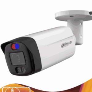 DAHUA HAC-ME1509THN-A-PV-S2 - Camara Bullet TioC de 5 Megapixeles/ Iluminador Dual Inteligente+Disuasión Activa con Luz Roja y Azul/ Lente de 2.8mm/ 111 Grados/ 40 Metros de Iluminación IR y Visible/ Micrófono Integrado/ WDR Real de 120 dB/