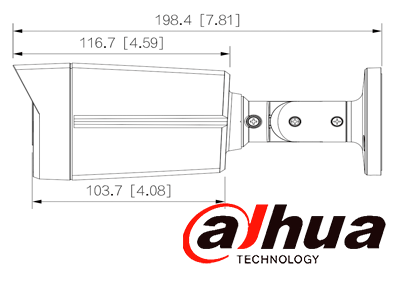 DAHUA HAC-HFW1801TLMN-IL-A - Camara Bullet 4k/ Iluminador Dual Inteligente + Full Color/ Lente de 2.8 mm/ 106 Grados de Apertura/ Microfono Integrado/ 40 Metros de Iluminación IR y Visible/ WDR Real de 120 dB/ IP67/ - Image 13