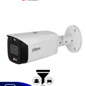 DAHUA DH-IPC-HFW3449T1-ZAS-PV - Cámara IP Bullet de 4 MP /WizSense/ Lente Varifocal/ TIOC 2.01/ disuasión activa de luz dual inteligente/ IR 50 m/Luz cálida 40 m/ SMD 4.0/ Disuasión Activa/ Audio bidireccional/ PoE/ IP67/ E&S de Alarma