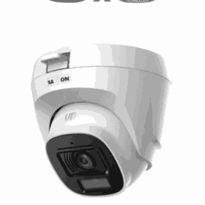 SAXXON SUA-HAC-T20P-0280B- Cámara Turret de 2 Megapíxeles/ Lente de 2.8 mm con Visión de Apertura de Hasta 100°/ Policarbonato/ IR de Hasta 20m de Visualización/ Fácil Instalación/ Ideal para Interiores #SAXI