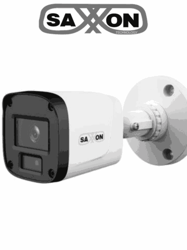 SAXXON SUA-HAC-B20P-0280B- Cámara Tipo Bala de 2 Megapíxeles & 1080P/ Lente de 2.8 mm Con Apertura de Hasta 100°/ Iluminación IR Inteligente de Hasta 20m/ Para Exterior IP67/Material Plástico de Alta Duración/Funcionamiento en Modos CVI & AHD & TVI #SAXI