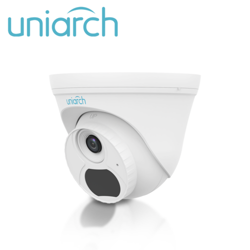 CAMARA IP DOMO UNIARCH IPC- IPC-T134-AF28-ECO / 4MP / LENTE-2.8MM / DWDR / MICROFONO-INTEGRADO / HUMAN-BODY-DETECTION 2.0 / IR30M / ONVIF / ULTRA265 / POE / 12VCD / 3 AXIS / IP67 / SERIE ECO