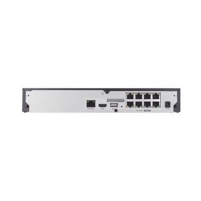 NVR 8 canales soporta hasta 8MP / H.265 / P2P Wisenet / 8 puertos PoE Plug and Play. - Image 4