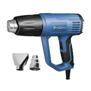 Pistola de Calor de 1600W,con 3 niveles de Temperatura variable, Incluye 2 Boquillas