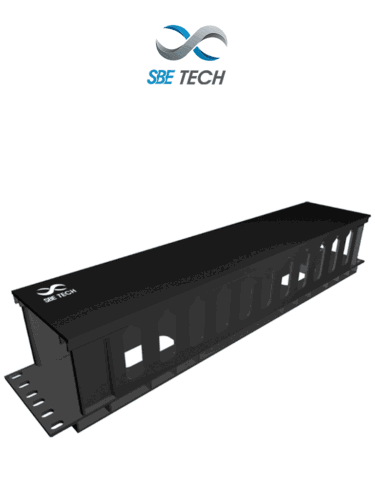 SBETECH SBE-OH2UR - Organizador de cable horizontal 2UR #MARSBE