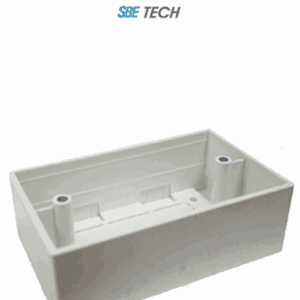 SBETECH SBE-CUNIV2- Caja universal de PVC 2X4 reforzada, con rango de temperatura de trabajo -20ºC hasta +65ºC, facil instalación y limpieza