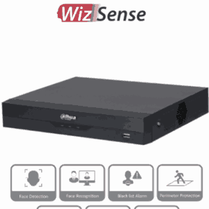 DAHUA NVR2104HS-P-I2 - NVR DE 8 Megapixeles/ 4k/ 4 Canales IP/ WizSense/ 4 Puertos Poe/ H265+/ Rendimiento de 80 Mbps/ HDMI y VGA/ 1 Ch de Reconocimiento Facial/ Protección Perimetral/ SMD Plus/ 1 Bahía de Disco Duro de 10 TB/