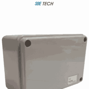 SBETECH OP1208050- Caja plástica con tapa opaca de 12x8x5 cm multiusos, IP66, fabricada en material autoextinguible y resistente a la abrasión