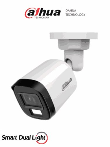 DAHUA HAC-B1A21N-U-IL-A- Cámara Bullet de 2 Megapíxeles/ HDCVI X Plus/ Lente de 2.8 mm Apertura de Hasta 100°/ Iluminación Dual Inteligente 30 Mts IR y 20 Mts Luz Visible/ Micrófono Integrado/ Para Exterior IP67/ #LoNuevo #OD #CD