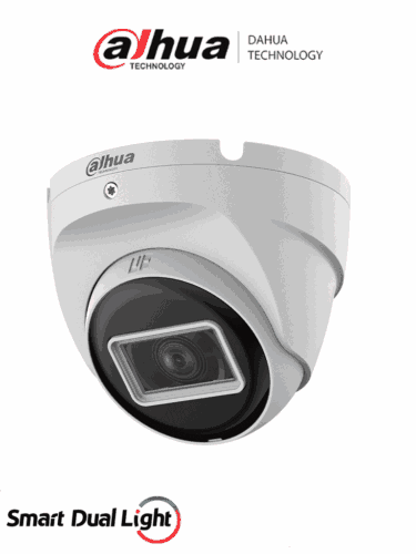 DAHUA HAC-T2A21N-U-IL-A- Cámara Domo de 2 Megapixeles/ HDCVI X Plus/ Lente de 2.8 mm con Apertura Hasta 100°/ Iluminación Inteligente Hasta 30Mts con IR + 20Mts Luz Calida/ Con Micrófono Incorporado/ Para Exterior IP67/ Metal #OD #CD