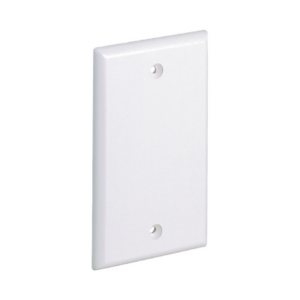 Placa de Pared Ciega Universal, Material ABS, Color Blanco