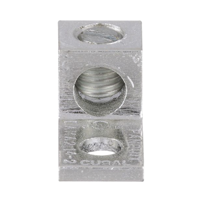 Conector Mecánico de Aluminio, de Un Orificio 1/4" y Un Barril, para Cable de 14 a 2 AWG. 1 Pieza - Image 2