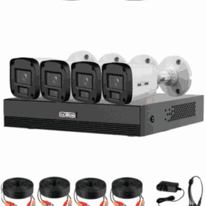 SAXXON SUA-KIT/XVR1E04-I/4-B10P-0280B - Kit de 4 Canales HDCVI/ Cámaras B10P de 1MP 720P/ Lente de 2.8mm Con Apertura de Hasta 100°/ Grabador de 4 Canales con Detección de Movimiento Inteligente/ Entradas y Salidas de Audio/ #LoNuevo #SAXI #GSA